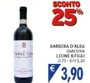Mercatò Giacosa Leone & Figli - Barbera D'Alba offerta
