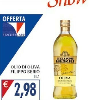 Mercatò Filippo berio Olio Di Oliva offerta