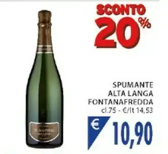Mercatò Fontana Fredda Spumante Alta Langa offerta