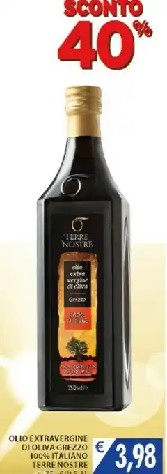 Mercatò Terre Nostre - Olio Extra Vergine Di Oliva 750 G(ml) offerta