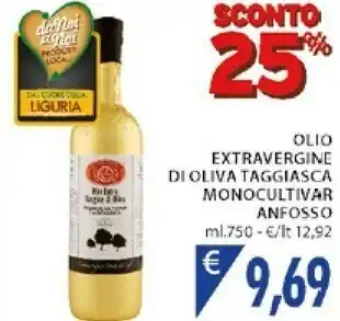 Mercatò Anfosso Monocultivar Olio Extravergine Di Oliva Taggiasca offerta