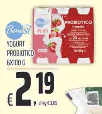 Coop Superstore YOGURT PROBIOTICO 6X100 G offerta