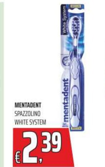 Coop Superstore MENTADENT SPAZZOLINO WHITE SYSTEM offerta