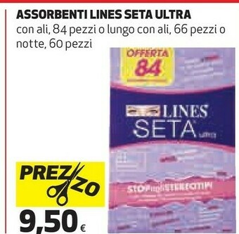 Coop Lines Assorbenti Seta Ultra offerta