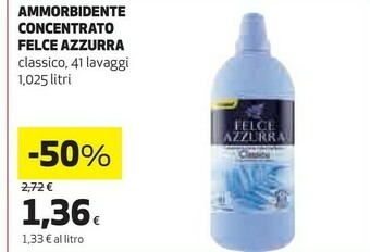 Coop Felce Azzurra Ammorbidente Concetrato offerta
