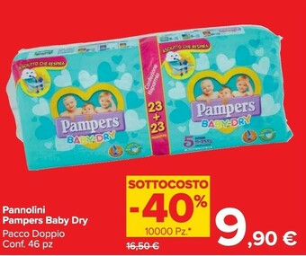 Carrefour Market Pampers Baby Dry offerta