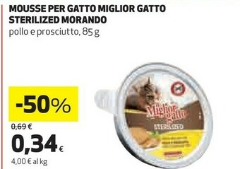 Coop Morando Mousse Per Gatto Miglior Gatto Sterilizes offerta