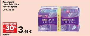 Carrefour Market Lines Assorbenti lines offerta