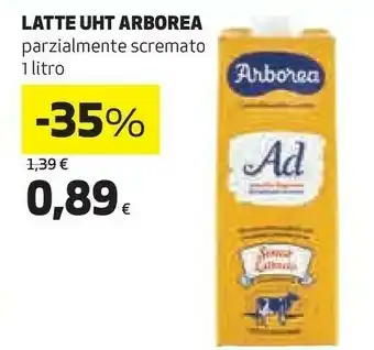 Coop Arborea Latte Parzialmente Scremato UHT offerta