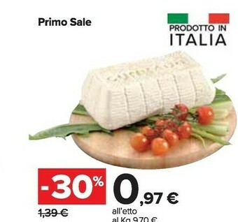 Carrefour Market Primo sale Formaggio offerta