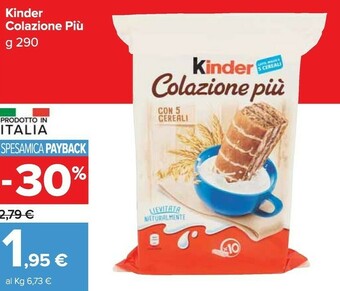 Carrefour Market Kinder Colazione Più offerta