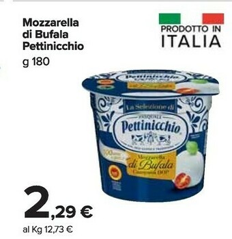 Carrefour Market Pettinicchio Mozzarella di bufala offerta