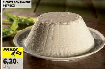 Coop Petrucci Ricotta Romana Dop offerta
