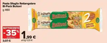 Carrefour Market Buitoni Pasta sfoglia offerta