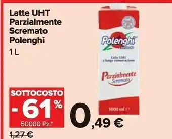 Carrefour Market Polenghi Latte uht offerta