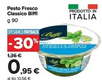 Carrefour Market Biffi Pesto offerta