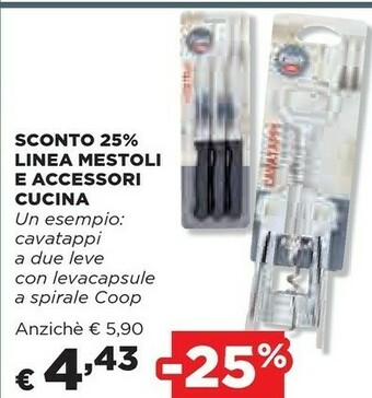 Coop Linea Mestoli E Accessori Cucina offerta