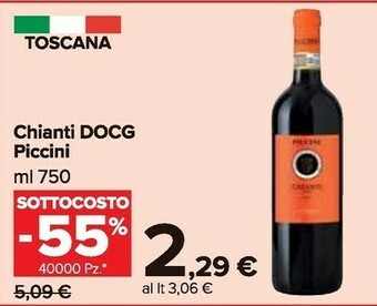 Carrefour Market Piccini Chianti offerta