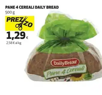 Coop Daily Bread - Pane 4 Cereali + Semi Di Lino E Semi Di Girasole 500 G(ml) offerta