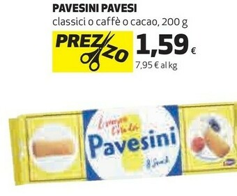 Coop Pavesi Pavesini Al Cacao 200 G(ml) offerta