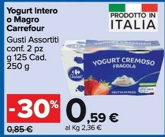 Carrefour Market Yogurt offerta