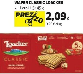 Coop Loacker Napolitaner 225 G(ml) offerta