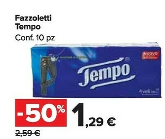 Carrefour Market Tempo Fazzoletti offerta