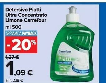 Carrefour Market Detersivo piatti offerta
