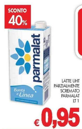 PrestoFresco LATTE UHT PARZIALMENTE SCREMATO PARMALAT LT 1 offerta