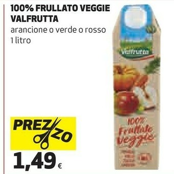 Coop Valfrutta 100% Frullato Veggie Mango Mela Zucca Carota offerta