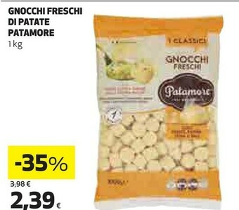 Coop Patamore Gnocchi Freschi I Classici 1000 G(ml) offerta