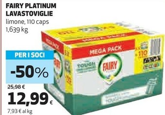 Coop Fairy Platinum Lavastoviglie offerta