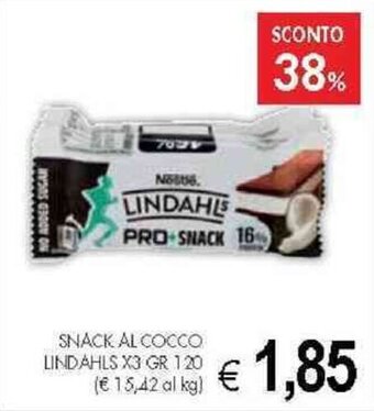 SNACK AL COCCO LINDAHLS X3 GR 120