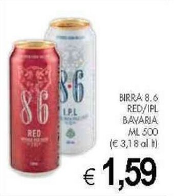 PrestoFresco BIRRA 8.6 RED/IPL BAVARIA ML 500 offerta