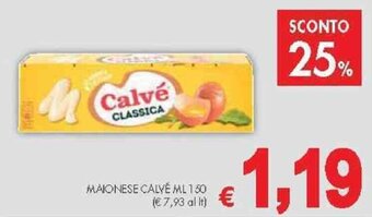 PrestoFresco MAIONESE CALVÉ ML 150 offerta