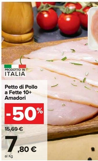 Carrefour Amadori Petto di pollo offerta