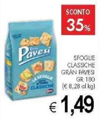 PrestoFresco SFOGLIE CLASSICHE GRAN PAVESI GR 180 offerta
