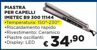 Coop Imetec Piastra Per Capelli B9 300 11144 offerta