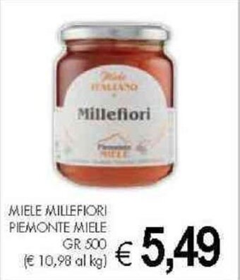 PrestoFresco MIELE MILLEFIORI PIEMONTE MIELE GR 500 offerta