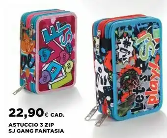 Coop Astuccio 2 Zip SJ Gang Fantasia offerta
