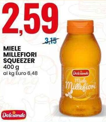 Eurospin MIELE MILLEFIORI SQUEEZER 400 g offerta