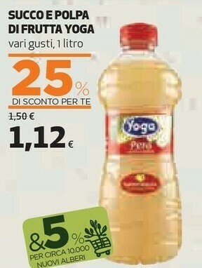 Coop Yoga Succo E Polpa Di Frutta offerta