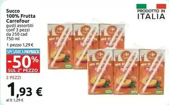 Carrefour Carrefour - 100% Succo Di Mela 750 G(ml) offerta