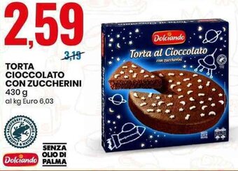 Eurospin TORTA CIOCCOLATO CON ZUCCHERINI 430 g offerta