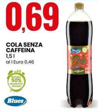 Eurospin COLA SENZA CAFFEINA 1,5 l offerta