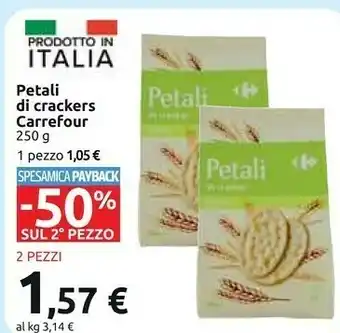 Carrefour Carrefour - Petali Di Crackers 250 G(ml) offerta