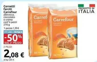 Carrefour Carrefour - Cornetto All'Albicocca 270 G(ml) offerta