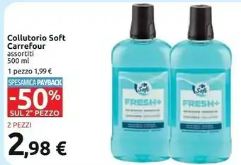 Carrefour Carrefour Collutorio Soft offerta