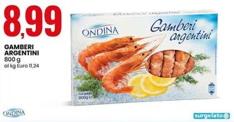 GAMBERI ARGENTINI 800 g