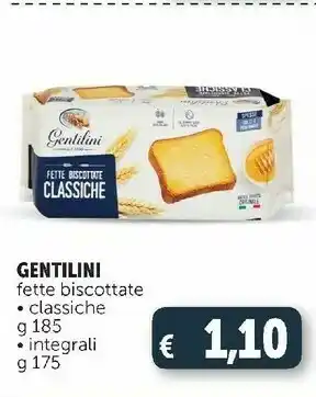 Deco Supermercati Gentilini Fette biscottate offerta